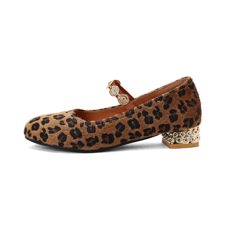 Deep Mouth Flat Shoes in Dark Brown - Image 4