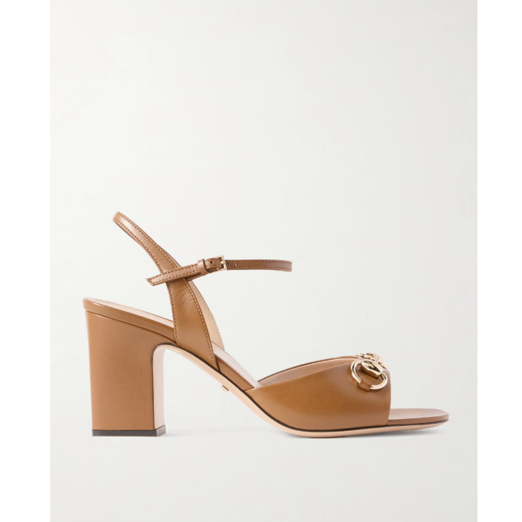 Women's High Heel Sandals - Cow Leather Open Toe Block Heel Summer 2025 - Image 3